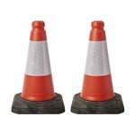 Pack of 2 Red cones 450mm by innovatus