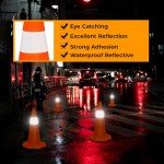 Unbreakable Traffic Cone 50CM (20 Inch) | Durable PVC Orange Traffic Safety Cone with Reflective Collar | High Intensity Reflective Traffic Cone For Road Safety