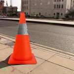 AKOLAFE 4 Pack Pop Up Safety Cones 18'' Collapsible Cones Reflective Road Traffic Cones 45CM Emergency Breakdown Orange Parking Cones Security Cones