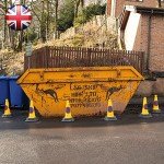 4 x 460mm 1-Piece High "No Waiting" Traffic Cones in Yellow - Strong and Durable Outdoor Cones with Very Low Centre of Gravity - U.K Made Safety Cones