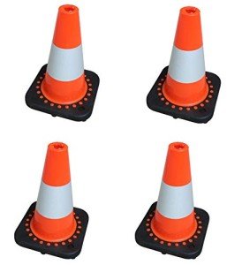 SNS SAFETY LTD TC-30Fx4 Flexible Safety Traffic Cone 30 cm (Pack of 4pcs)
