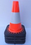 SNS SAFETY LTD TC-30Fx4 Flexible Safety Traffic Cone 30 cm (Pack of 4pcs)