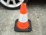 SNS SAFETY LTD TC-30Fx4 Flexible Safety Traffic Cone 30 cm (Pack of 4pcs)