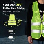 COSTWAY 6 Pack Traffic Cones, High Visibility Orange Road Safety Cones with Reflective Collars and Safety Vest, Self Weighted PVC Construction Cones for Driving Training Parking