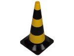 PEREL - 1189-50 traffic cone, 50 cm length, yellow/black 138879