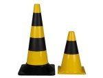 PEREL - 1189-50 traffic cone, 50 cm length, yellow/black 138879