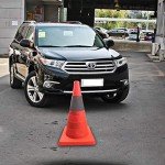 Annurssy 4 Pack 15.5 inches / 40cm Collapsible Pop Up Traffic Cones Safety Cones Road Parking Orange Warning Cones