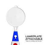 62CM Ultra Traffic Cone | Unbreakable Solid Body Reflective Traffic Cone with Cat-Eyes Lenses | High Visibility Safety Cone | Parking Cone with Chain and Sign Attaching Socket (Blue)