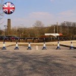 Street Solutions UK - 2 x 460mm Tall Traffic Cones Reflective Sleeve For Indoor And Outdoor Usage, Self Weighted Cones Are Manufactured In The UK Blue