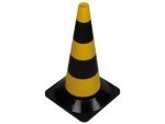 PEREL - 1189-50 traffic cone, 50 cm length, yellow/black 138879