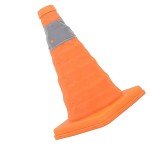 banapoy Traffic Cone, 11.8inch Collapsible Reflective Safety Cone Orange Cone, Foldable Parking Cone for Driver Training Practice, Road Safety, Mini Construction Cone, Car Safety Equipment
