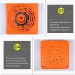 banapoy Traffic Cone, 11.8inch Collapsible Reflective Safety Cone Orange Cone, Foldable Parking Cone for Driver Training Practice, Road Safety, Mini Construction Cone, Car Safety Equipment