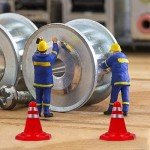 STOBOK 10Pcs Traffic Roadblocks Mini Plastic Traffic Cones Construction Road Parking Cones Sports Activity Cones Kids Construction Theme Party Toys