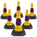 Traffic Cone No Parking/No Waiting Pack Of 6