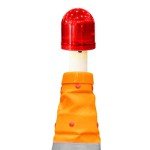 50CM Foldable Traffic Cone - Orange | Reflective Collapsible Safety Cone | Portable Warning Cone for Roadside Emergencies and Parking (1)