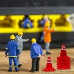 NUOBESTY 50Pcs Mini Traffic Cones Plastic Road Cone Sport Training Cone for Sand Play Safety Road Parking Cones Construction Cones (Random Style)