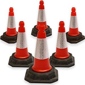 Pack of 6 - Melba Traffic Cones (500mm)