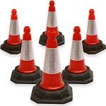 Pack of 6 - Melba Traffic Cones (500mm)