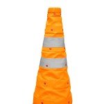 50CM Foldable Traffic Cone - Orange | Reflective Collapsible Safety Cone | Portable Warning Cone for Roadside Emergencies and Parking (1)