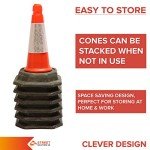 Pack of 6 - Melba Traffic Cones (500mm)