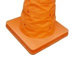 50CM Foldable Traffic Cone - Orange | Reflective Collapsible Safety Cone | Portable Warning Cone for Roadside Emergencies and Parking (1)