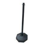 33inch Traffic Post Cone, Parking Post, Multipurpose for Construction Roads Traffic Caution, Black