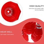 NUOBESTY 50Pcs Mini Traffic Cones Plastic Road Cone Sport Training Cone for Sand Play Safety Road Parking Cones Construction Cones (Random Style)