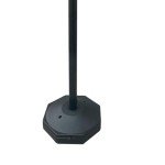 33inch Traffic Post Cone, Parking Post, Multipurpose for Construction Roads Traffic Caution, Black