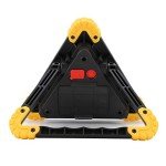 Sonew Safety Triangle Warning Sign, 30W Multifunction Car Breakdown Emergency Triangle Stop Sign, with Red LED Warning Light, Light and Compact