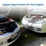 12-In-1 Car Auto Emergency Safety Tool Kits Euro Travel Roadside Assistance with Jumper Cables, Tow Rope, Emergency Triangle, 6-in-1Safety Hammer