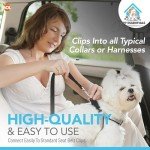 2pk Dog Car Seat Belts | Adjustable Dog Seat Belt for Dogs In Car | Dog Seat Belts for Cars UK | Car Dog Seat Belt Clip | Dog Car Seat Belt | Dog Seatbelt for Dogs | Dog Safety Belt for Car
