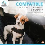 2pk Dog Car Seat Belts | Adjustable Dog Seat Belt for Dogs In Car | Dog Seat Belts for Cars UK | Car Dog Seat Belt Clip | Dog Car Seat Belt | Dog Seatbelt for Dogs | Dog Safety Belt for Car