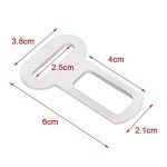 JYTDBCS 2pcs Car Seat Belt Restraints Connector Cat Pet Dog Auto Attachment Buckle Seatbelt Harness Seatbelt lock Metal Durable Strong Premium