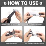 Airplane Seat Belt Extender Adjustable 6-32 In Airplane seatbelt extender for Fat Man Pregnant Woman Airport Essentials Seat Belt Extension with Portable Bag