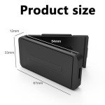 NUDFSY Seat Belt Clip, 4 PCS Seat Belt Adjuster, Universal Car Seat Belt Clips Adjuster Car Seatbelt Clip Stopper Strap Buckle Comfort Tension to Relax Shoulder Neck (Black)