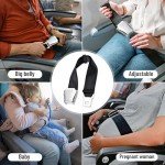 Airplane Seat Belt Extender Adjustable 6-32 In Airplane seatbelt extender for Fat Man Pregnant Woman Airport Essentials Seat Belt Extension with Portable Bag