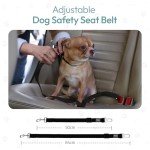 Dog Seat Belts For Cars Uk | Dog Seat Belt Adjustable For Cars | Dog Safety Seatbelt | Leash Dog Car Harness for Vehicle Travelling | Dog Safety Car Lead Clip | Uses For Dogs Cats Pets (SMALL) (BLACK)