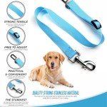 Dog Seat Belt Heavy Duty Pet Car Seat Belt Dog Harness Adjustable Safety Lead Cat Vehicle Travelling Seatbelt Car Restraint Attachment Leash Clip For Dogs Travel Accessories Assorted Colours (1Pc)