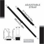 Dog Seat Belt Heavy Duty Pet Car Seat Belt Dog Harness Adjustable Safety Lead Cat Vehicle Travelling Seatbelt Car Restraint Attachment Leash Clip For Dogs Travel Accessories Assorted Colours (1Pc)