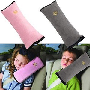 Bujingyun 2pc-Universal Car Safety Belt Protect, Shoulder Pad, Adjust Vehicle Seat Belt Cushion For Kids and Adults