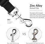 Dog Seat Belt for dogs in Car - Adjustable Dog Car Seat Belts -Harness Dog Seatbelt Safety Lead Dog Vehicle Travelling Leash -Adjustable Safety Seat Belt For Dog Cat and Pets (MAIN) (BLACK)