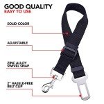 DriveSafe Pet Car Safety Belt: Adjustable Seat Belt for Dogs and Cats up to 69cm