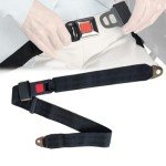Wheelchair Seat Belt for Elderly & Disabled - Electric Scooters Replacement Band Accessory, Adjustable up to 45"L