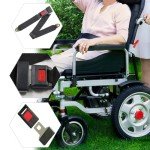 Wheelchair Seat Belt for Elderly & Disabled - Electric Scooters Replacement Band Accessory, Adjustable up to 45"L
