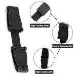 Realjoy 2 Pack Anti Escape Car Seat Strap, Car Safety Seat Strap Belt Buckle, Child Anti Escape Harness Chest Clip for Baby and Kids, Prevent Children Taking Their Arms Out of The Straps