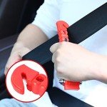 LETREEN 2 Pack Car Emergency Escape Window Break Hammer Safety Seat Belt Cutter Tool, Car Safety Hammer with Sharp Seat Belt Cutter, Double-Ended Car Escape Life-Saving Hammer Tool