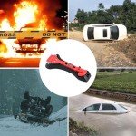 LETREEN 2 Pack Car Emergency Escape Window Break Hammer Safety Seat Belt Cutter Tool, Car Safety Hammer with Sharp Seat Belt Cutter, Double-Ended Car Escape Life-Saving Hammer Tool