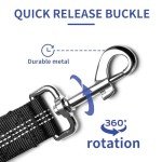 Dog Seat Belt for Cars UK|Adjustable Dog Travel Safety Belt|Dog Car Harness for Child Safety Seat|Adjustable Universal Dog Seatbelt for Car Travel (Black)