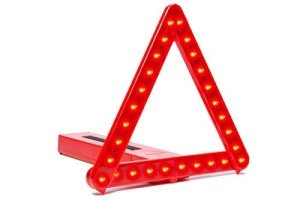 LED Road Safety Warning Triangle - European Emergency Breakdown Kit - Hazard Warning Triangle for Car/Caravan/Truck - Road Safety Triangle