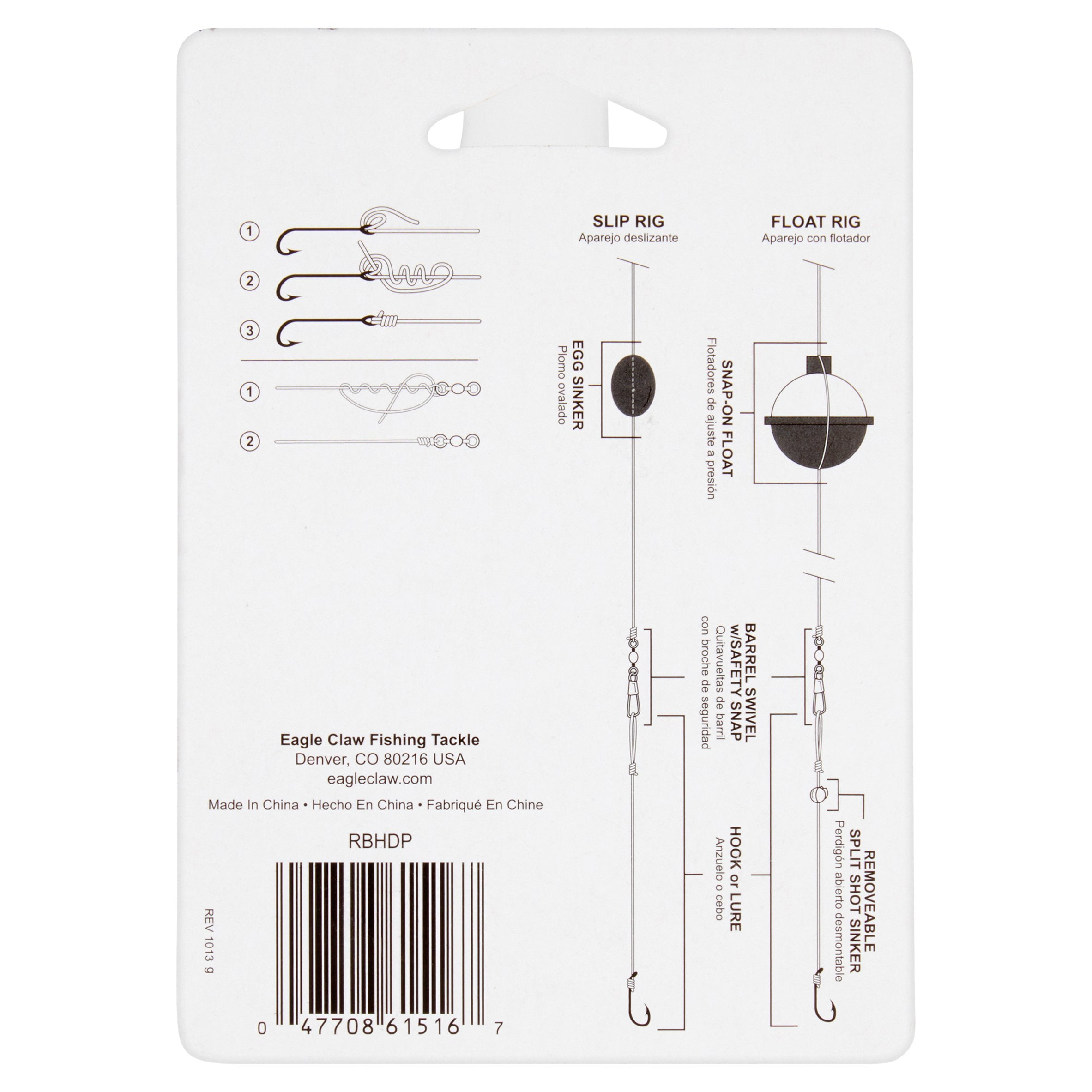 Eagle Claw Baitholder Hook Assortment - 144 Count